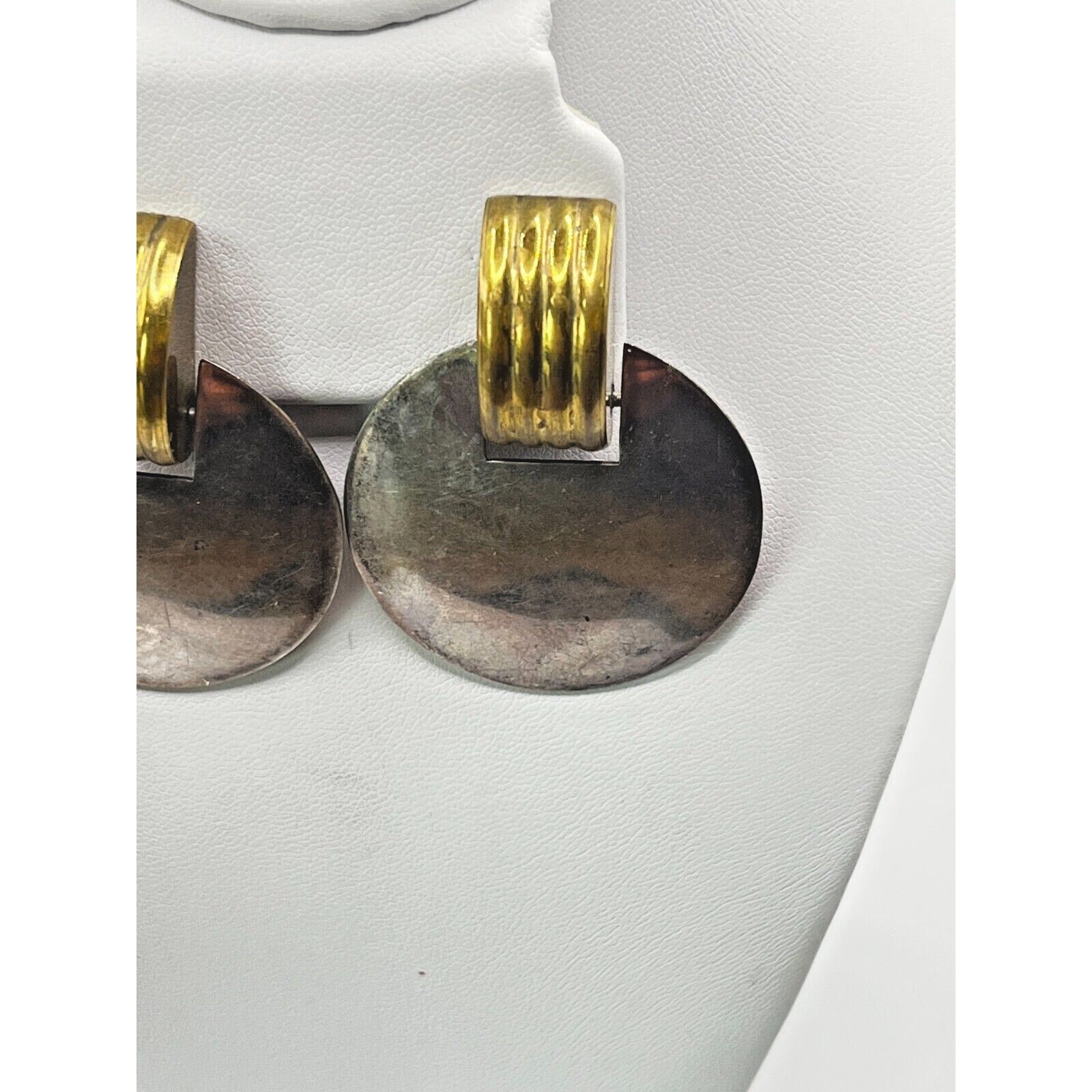 Mexican Silver Earrings TC-142 Large Clip-on 29g