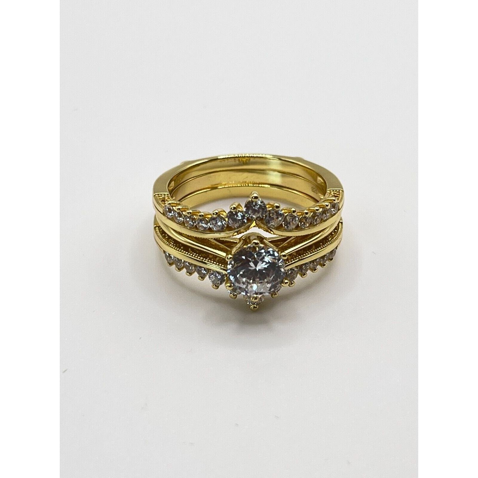 Women Wedding Ring Guard Enhancers Rings 925 Sterling Silver