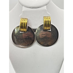 Mexican Silver Earrings TC-142 Large Clip-on 29g