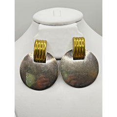 Mexican Silver Earrings TC-142 Large Clip-on 29g