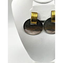 Mexican Silver Earrings TC-142 Large Clip-on 29g
