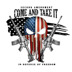 Come and Take It AR-15 STICKER VINYL DECAL 2nd AMENDMENT PATRIOT LARGE 8"x7"