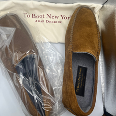 To Boot New York Adam Derrick Brown Leather Suede Loafers Shoes Brand New Size 7